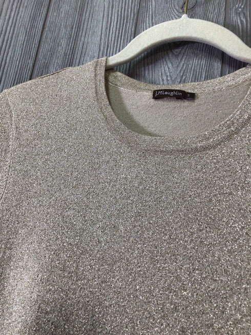 J. McLaughlin Metallic Size Small Dress